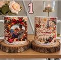 Mug de Noël personnalisé avec photo et prénom
