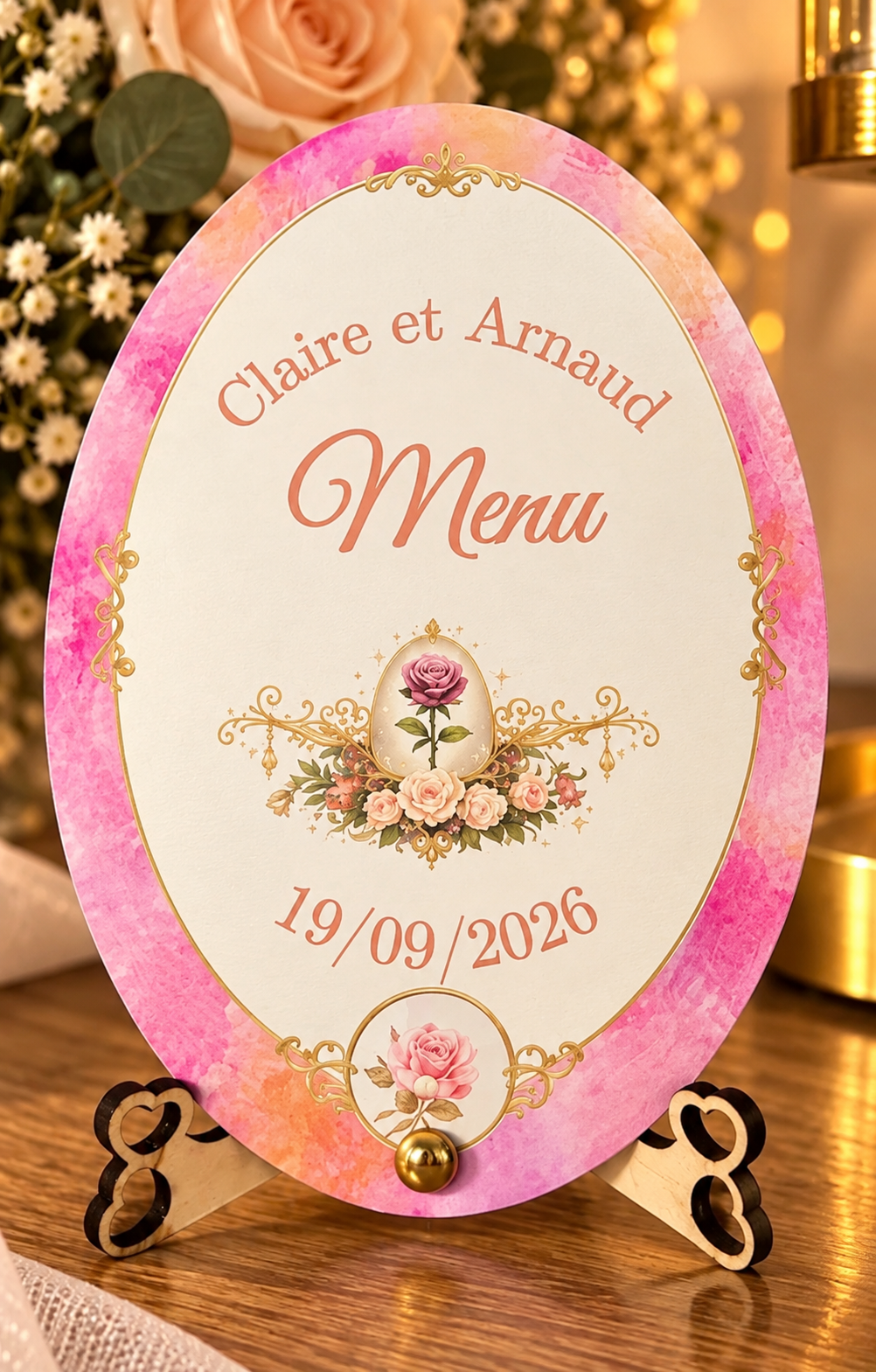 Menu éventail